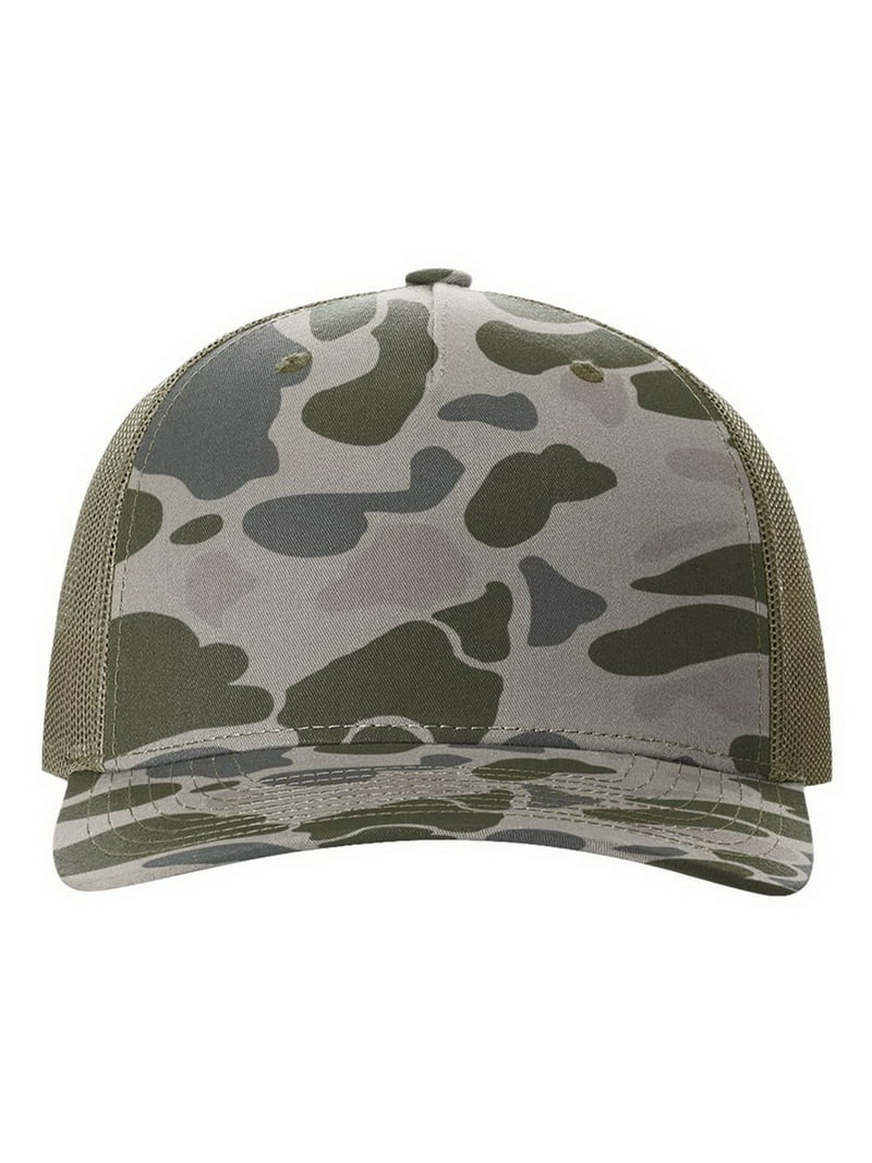 Richardson Printed Five Panel Trucker (112PFP), Size OSFM, Marsh