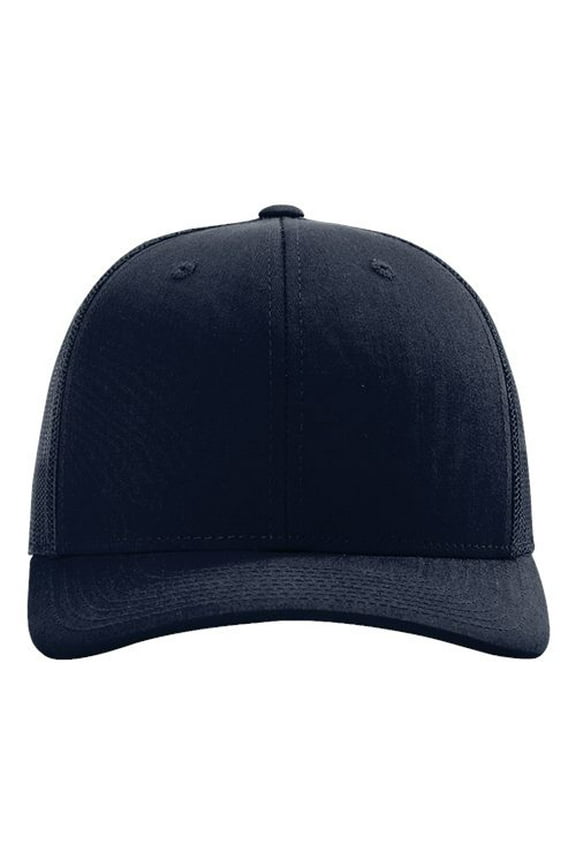 112PL R-Flex Mesh-Back Trucker Caps - Navy
