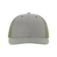 thumbnail image 1 of Richardson 112WF Oil Cloth Trucker Cap-Khaki/ Loden, 1 of 3
