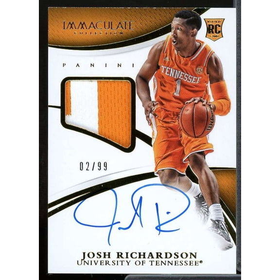 Richardson 2015 Immaculate Collection Collegiate Multisport BK Patch AU #376