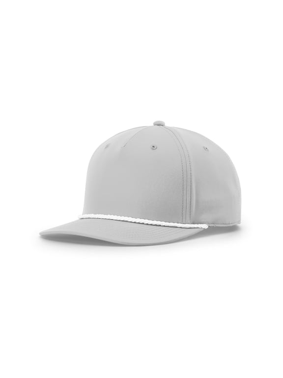 5 Panel Classic Rope Cap (258), Size OSFM, Solid Light Gray/White