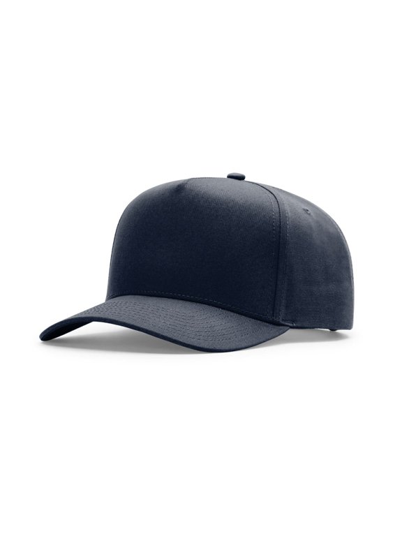 323FPC Full Fabric Five-Panel Champ Cap-Navy