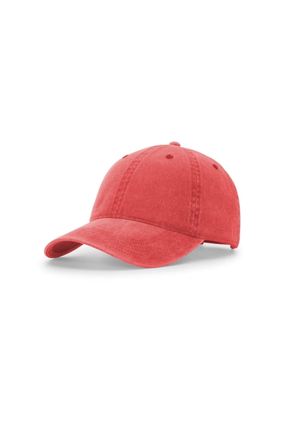 Pigment Dyed & Washed Cap (324), One Size Fits Most, Solid Red