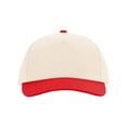 thumbnail image 1 of Richardson 356 Five-Panel Gramps Cap-Cream/ Red, 1 of 1