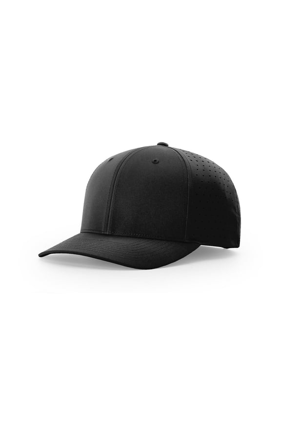 632 Laser Perf R-Flex Adjustable Caps - Black
