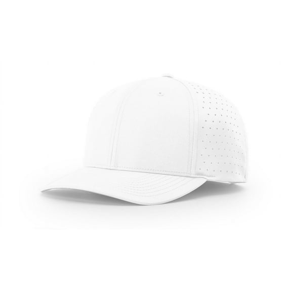 Richardson 632 Laser Perf R-Flex Adjustable Caps - White