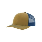 Richardson - Adjustable Snapback Trucker Cap - 112 - Biscuit/ True Blue - Size OSFM