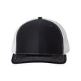 thumbnail image 1 of Richardson - Adjustable Snapback Trucker Cap - 112 - Navy/ White - Size: OSFM, 1 of 5