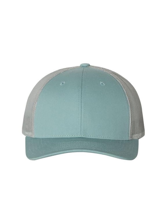 115 Males Trucker Hat Cap for Adult, Cream/Loden/Dark Orange