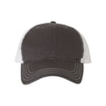 thumbnail image 1 of Richardson - Garment-Washed Trucker Cap - 111 - Charcoal/ White - Size: Adjustable, 1 of 5