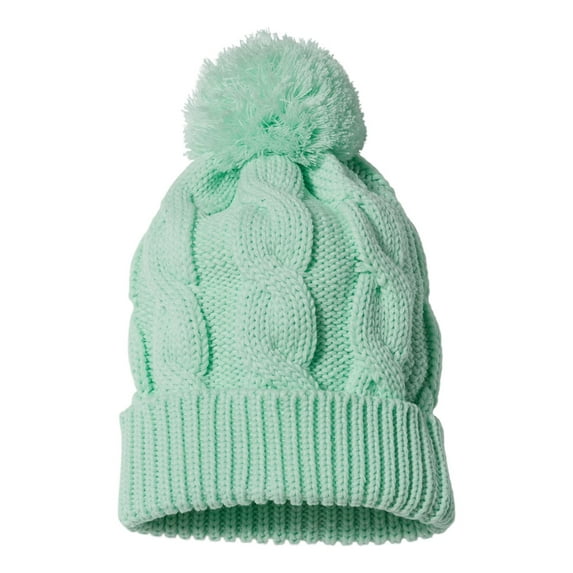 Richardson - Chunk Twist Cuffed Beanie - 141R - Seafoam - Size: One Size