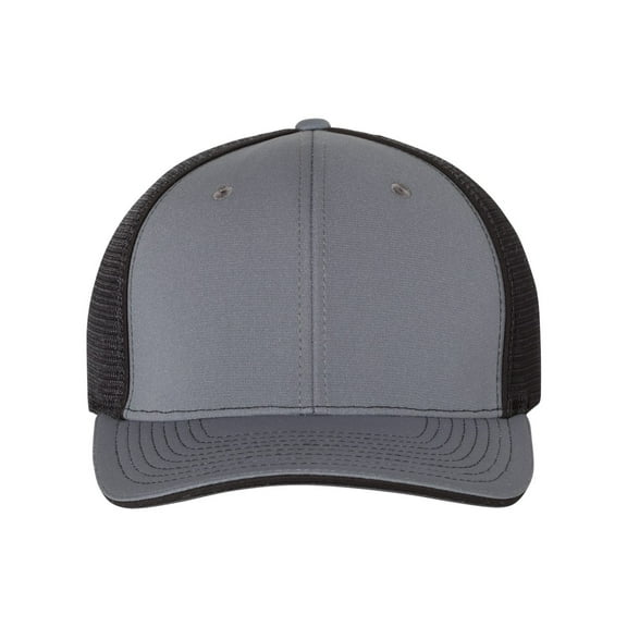 Richardson - Fitted Pulse Sportmesh with R-Flex Cap - 172 - Charcoal/ Black Split