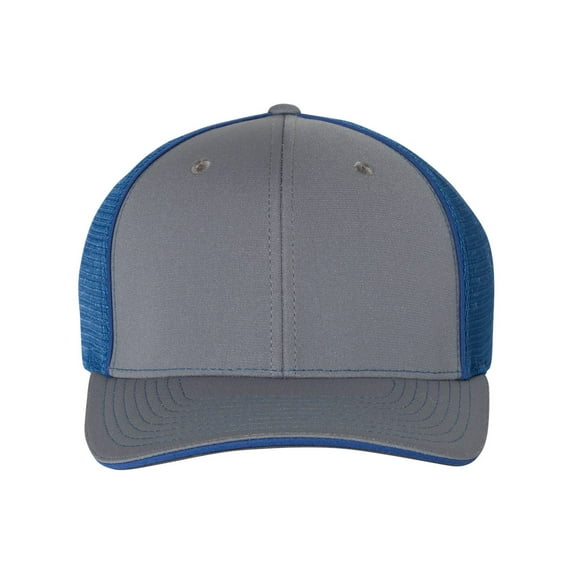 Richardson - Fitted Pulse Sportmesh with R-Flex Cap - 172 - Charcoal/ Royal Split