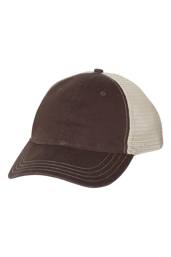 - Garment-Washed Trucker Cap - 111