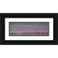 thumbnail image 1 of Richardson, Larry 18x9 Black Ornate Wood Framed with Double Matting Museum Art Print Titled - Lesser flamingos rest and feed in Lake Magadi inside Ngorongoro Crater-Tanzania, 1 of 4