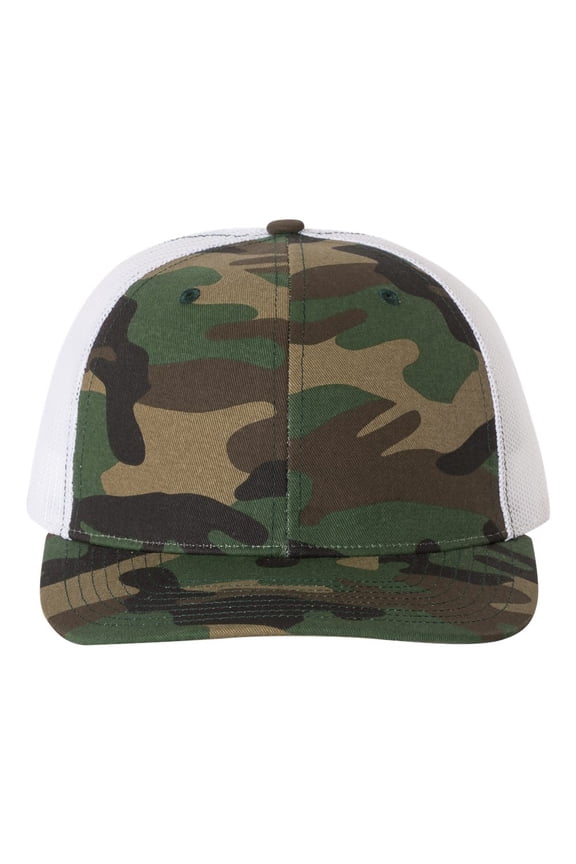 Men's Patterned Snapback Trucker Cap , Style 112P