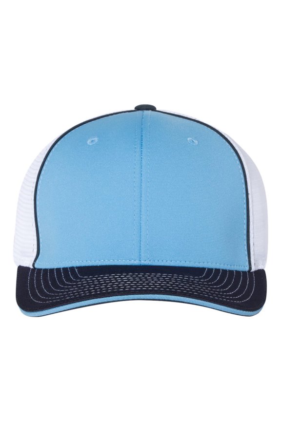 172 Fitted Pulse Sportmesh with R-Flex Caps - Columbia Blue White Navy Tri