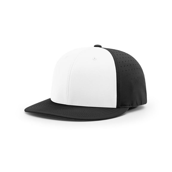 Richardson PTS30 Lite R-Flex Caps - White Black Alt