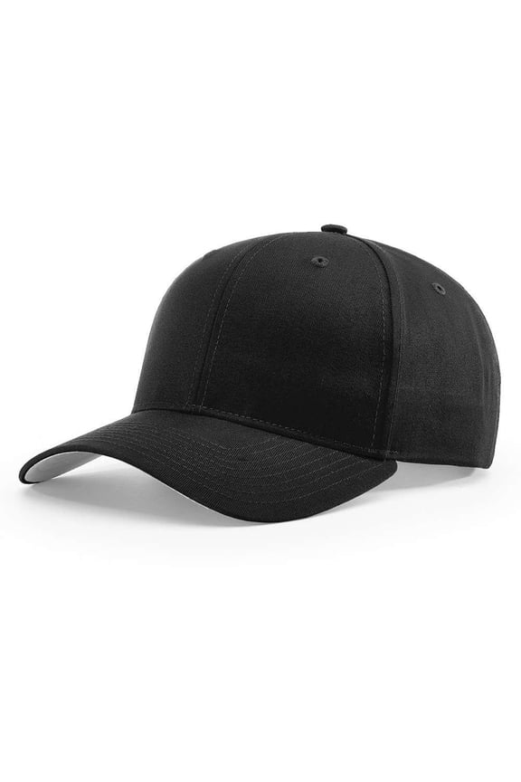 - Pro Twill Snapback Cap - 212 - Black - Size: M/L