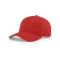 thumbnail image 1 of Richardson - Pro Twill Snapback Cap - 212 - Red - Size: S/M, 1 of 3