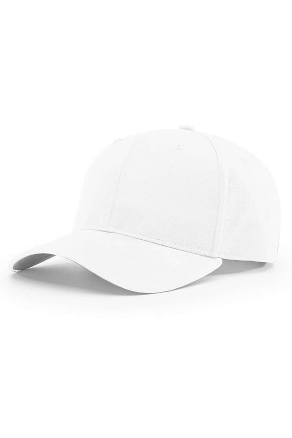 - Pro Twill Snapback Cap - 212 - White - Size: M/L