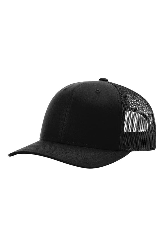 Recycled Trucker Cap, Black - Adjustable