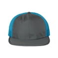 thumbnail image 1 of Richardson - Rouge Wide Set Mesh Cap - 935 - Charcoal/ Cyan - Size: Adjustable, 1 of 5