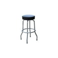 thumbnail image 1 of Richardson Seating 1950s Floridian Swivel Stool-Color:Black,Height:30, 1 of 2