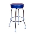 thumbnail image 1 of Richardson Seating 1950s Floridian Swivel Stool-Color:Blue,Height:30, 1 of 2
