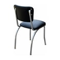thumbnail image 1 of Richardson Seating Diner Chair with 1" Pulled Seat-Color:Black, 1 of 2