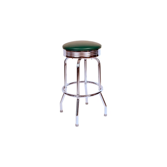19715- Floridian Swivel Bar Stool-Color:Green,Height:30