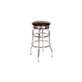 thumbnail image 1 of Richardson Seating 1971 Inspired Floridian Swivel Bar Stool-Color:Black, 1 of 2