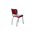 thumbnail image 1 of Richardson Seating Diner Chair with 1" Pulled Seat-Color:Zodiac Burgundy, 1 of 3
