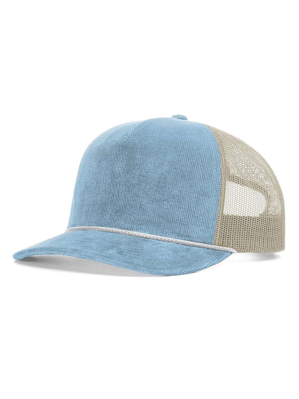 Richardson Troutdale Corduroy Trucker Cap 930 Light Blue/ Sand
