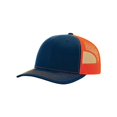thumbnail image 1 of Richardson Trucker Snapback-Navy/Orange, 1 of 1