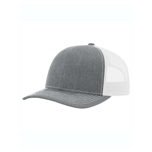 Richardson - Youth Trucker Snapback Cap - 112Y - Heather Grey/ White
