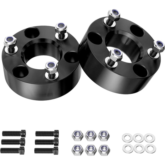 Richeer 2.5 inch Leveling Lift Kit Compatible with 2006-2026 Ram 1500 4WD, 2005-2011 Dakota 2WD 4WD Leveling Lift Kit Forged Front Strut Spacers Raise the Front of your Pickup by 2.5"