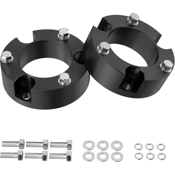 Richeer 3 inch Leveling Lift Kit Compatible with 2005-2023 Tacoma 2WD 4WD,Leveling Lift Kit Fit for 2003-2024 4Runner 2WD 4WD Front Strut Spacers Raise the Front of your Pickup by 3"