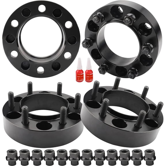 Richeer 4pcs 6x5.5 Wheel Spacers 6x139.7 1.5" Thick for Tacoma 4Runner FJ Cruiser Tundra with M12x1.5 Studs & 106mm Center Bore Fits select: 2016-2022 TOYOTA TACOMA, 1989-2022 TOYOTA 4RUNNER