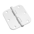 thumbnail image 1 of Richelieu Hardware - 1821WB - Box of 2 - Traditional - Full Mortise Butt Hinge - Rounded Edges - White Finish, 1 of 1