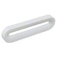 thumbnail image 1 of Richelieu 218396 3-3/4" Center To Center Oval Cabinet Pull - White, 1 of 4
