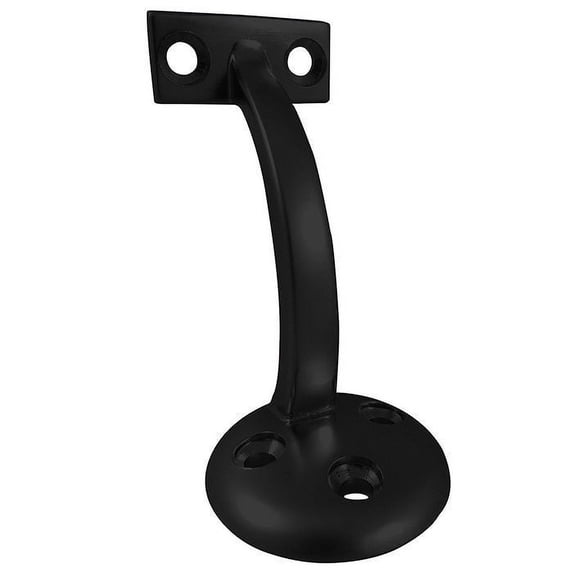 Richelieu 22820-V 3-1/2" Projection Bracket For Wall Mounted Handrails - Black