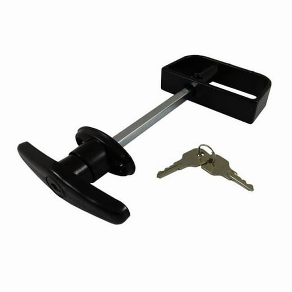 Richelieu 5056521 6 in. Steel Satin Finish T Handle, Black