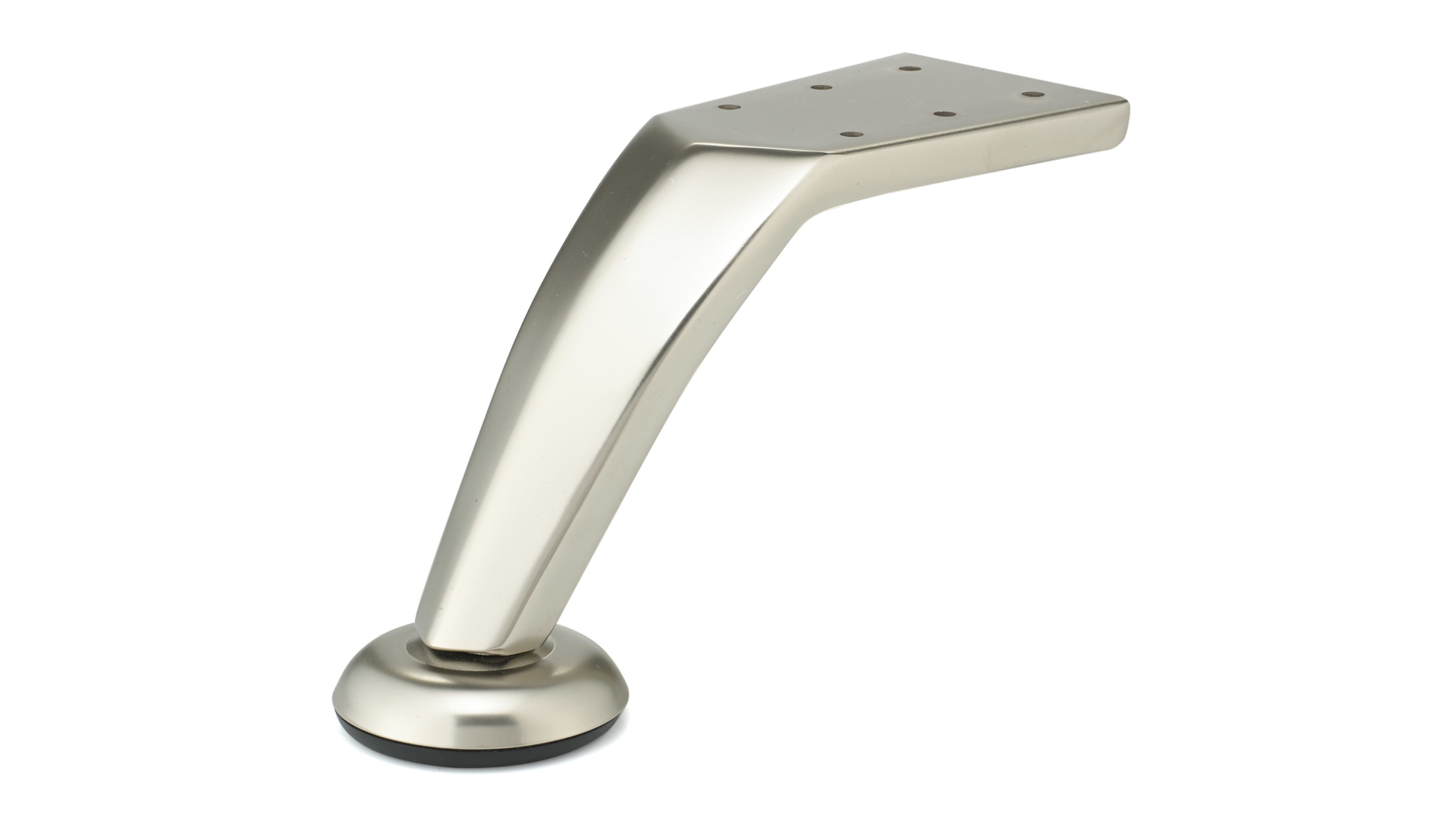 Richelieu 5234195 423/32" Tall Metal Furniture Leg Nickel