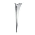thumbnail image 1 of Richelieu 5600310 14-3/4" Tall Angled Table Leg - Silver, 1 of 1