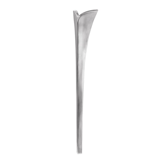 Richelieu 5600330 27-1/4" Tall Angled Table Leg - Silver