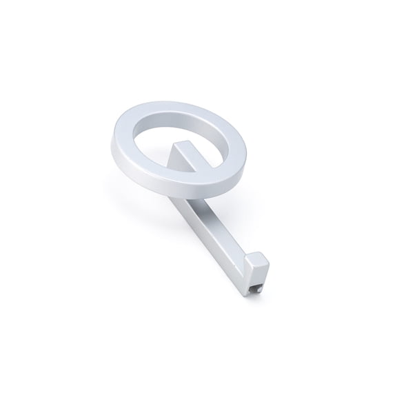 richelieu 56116174 6-7/8 inch single metal coat hook