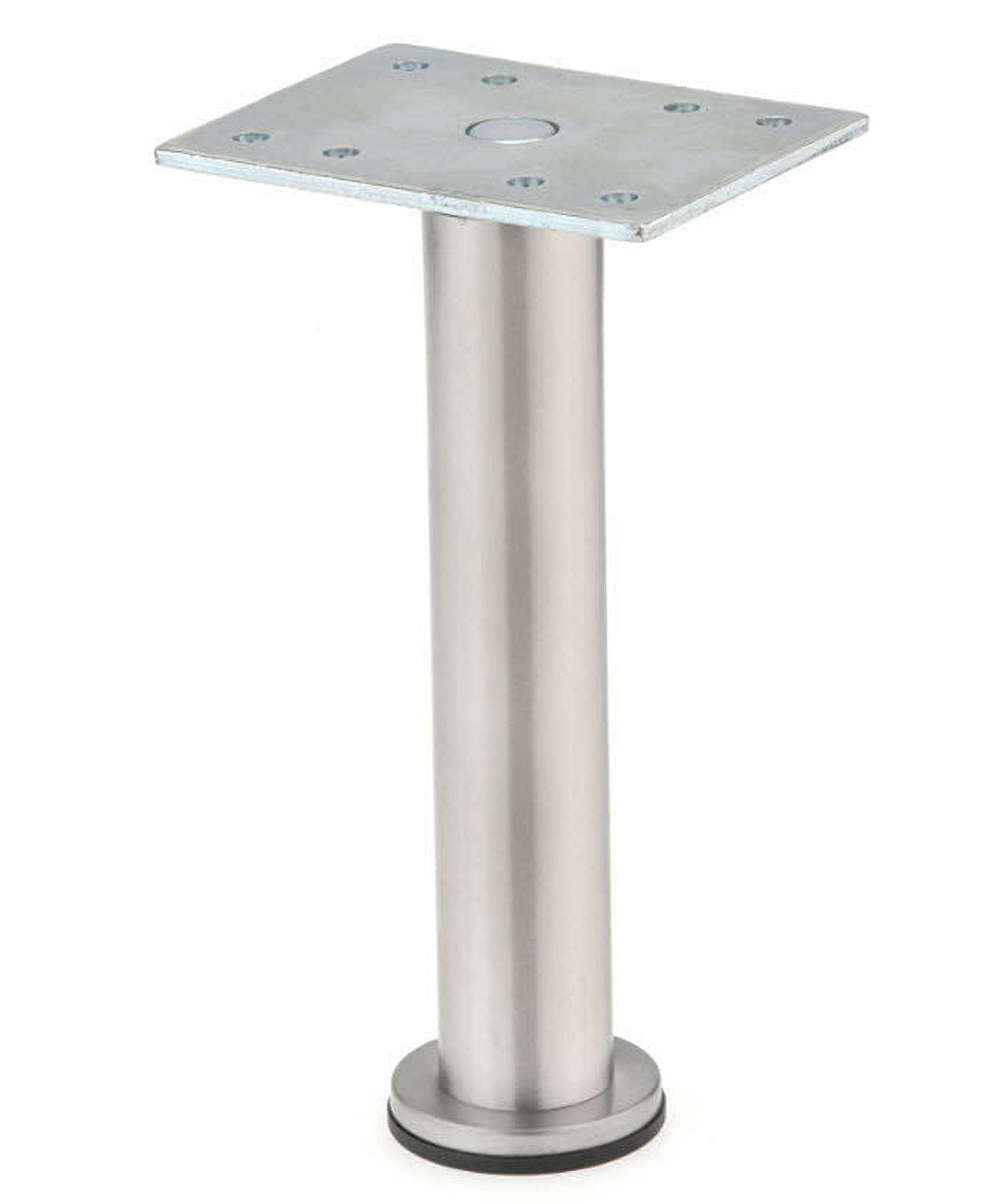 7-7/8 in. Stainless Steel Zinc Round Leg 7-7/8 in. Stainless Steel Zinc Round Leg
