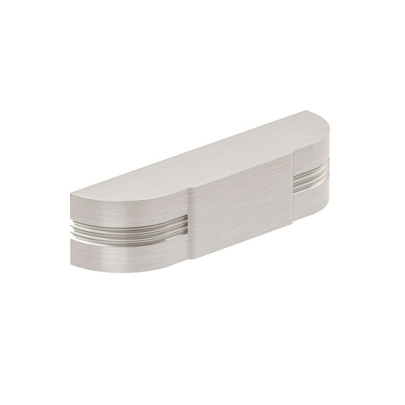 Richelieu 6579128195 5-1/16" Center To Center Rectangular Cabinet Pull - Nickel