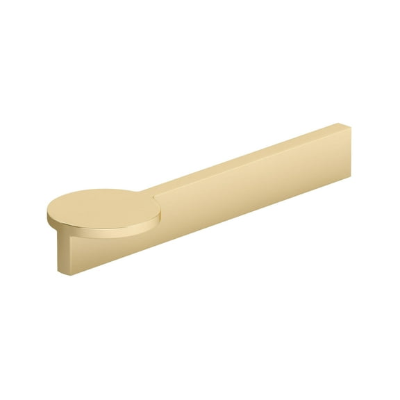 Richelieu 7979128 5-1/16" Center To Center Rectangular Cabinet Pull - Gold